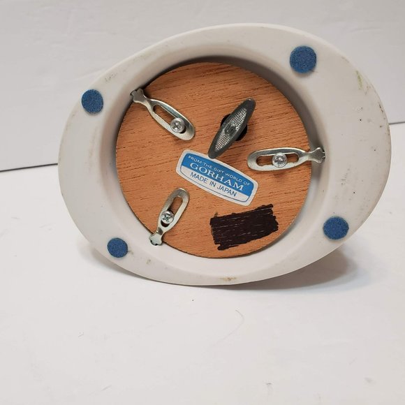 Vintage Gorham Porcelain Red Robin Bird Figurine Music Box Made in Japan Pottery - Picture 6 of 8